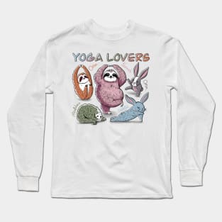 Yoga Lover Animals Long Sleeve T-Shirt